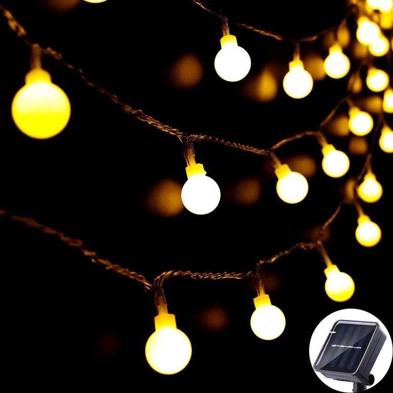 solar power garden ball lights christmas singapore