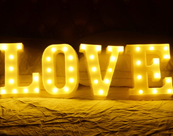 L O V E Lettering Battery Operated