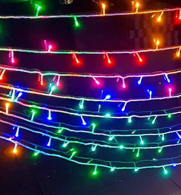 20 Meters Rainbow Fairy String Lights Power Point