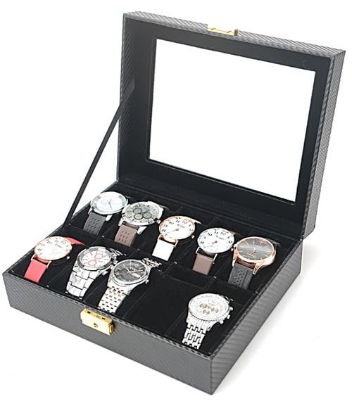carbon fiber watch storage box