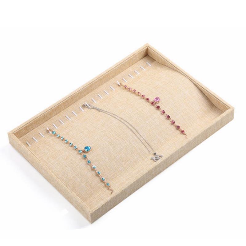 linen cloth jewelry trays singapore for necklaces