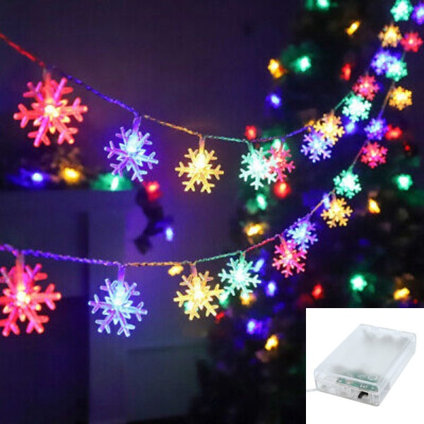 snow flakes fairy led string light battery operated singapore