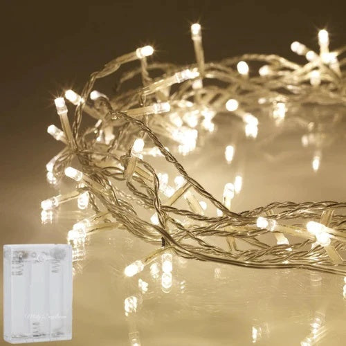 Battery Operated LED Fairy String Lights – Portable Decorative Lighting ...