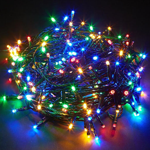 dark green string fairy lights for christmas tree